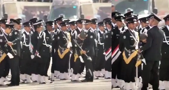 بالفيديو.. ثاني حالة إغماء لضابط في عرض عسكري بكلية أمنية في الكويت