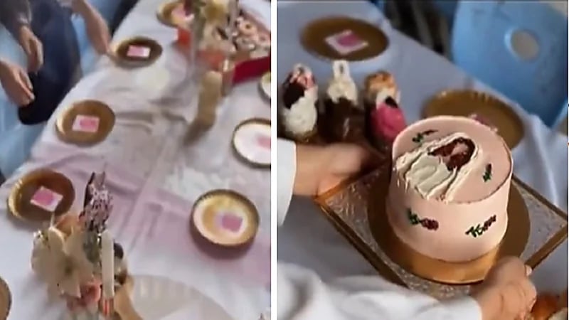 طالبات يحتفلن بزواج صديقتهن.. فيديو