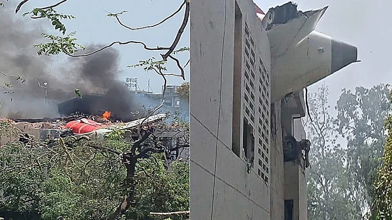الأسباب المحتملة لسقوط الطائرة الهندية المنكوبة.. فيديو