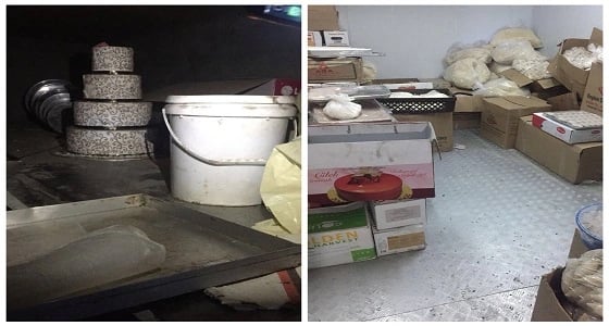 بالصور.. ضبط ومصادرة حوالي 1500 كيلو أغذية منتهية الصلاحية