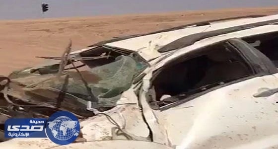 بالفيديو.. حادث مروع لأسرة على طريق الرين لعدم وجود علامات إرشادية