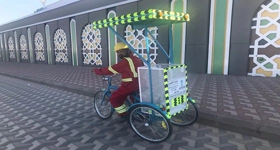 مبادرة إنسانية من " النقل " تجاه عمال النظافة في المدينة