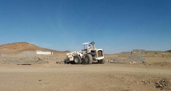 " أمانة المدينة " تزيل اعتداءات بالحار مساحتها 5000 متر