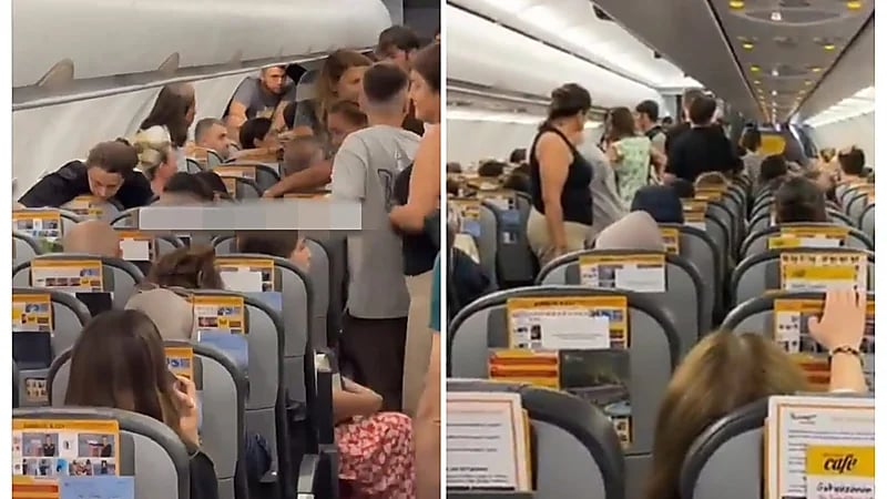 حالات إغماء في رحلة بيجاسوس التركية بسبب تأخر اقلاعها .. فيديو