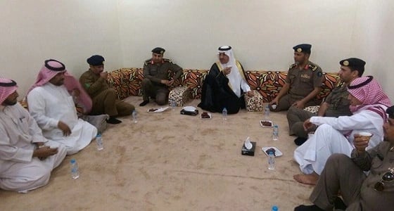 " القباع " ينقل تعازي القيادة لأسرة الشهيد " البركاتي "