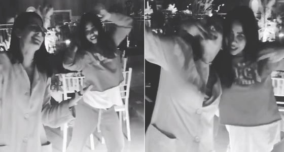 بالفيديو.. شيرين وابنة أصالة ترقصان على أغنية حسام حبيب بطريقة غريبة