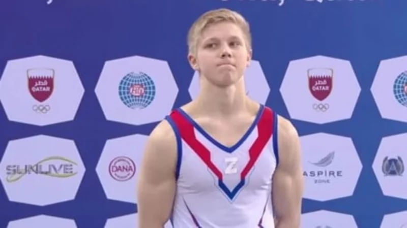 إيقاف متسابق جمباز روسي بسبب دعمه للتدخل العسكري الروسي في أوكرانيا