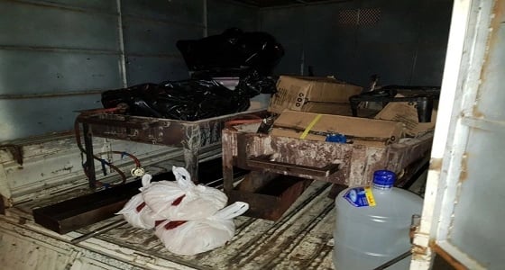 ضبط سيارة بها لحوم ومواد غذائية فاسدة بـ " الليث "