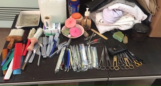 بالصور.. جولات ميدانية على الحلاقين بالعويقيلة