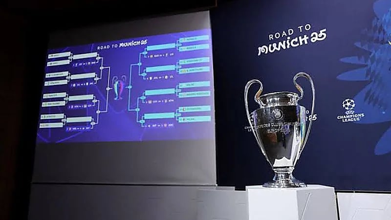نتيجة قرعة الدور الفاصل في دوري أبطال أوروبا لكرة القدم