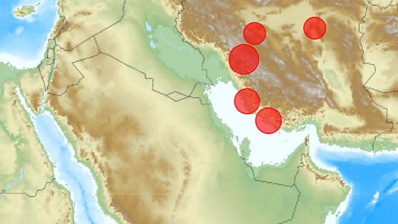 ‎نشاط زلزالي متصاعد من خفيف إلى متوسط في إيران خلال يومين