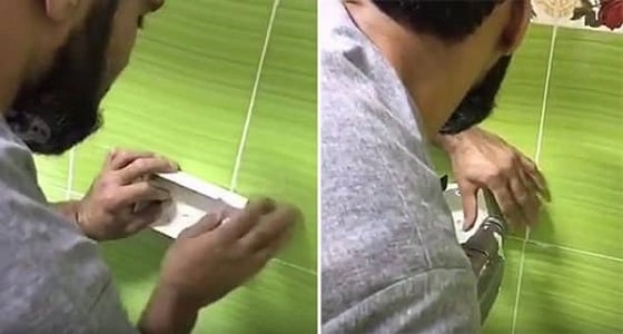 بالفيديو.. كفيف وأصم يمتهن أعمال الكهرباء والنجارة والسباكة