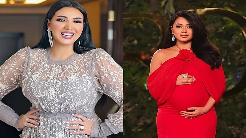 ردة فعل أسماء لمنور على حمل رحمة رياض .. فيديو