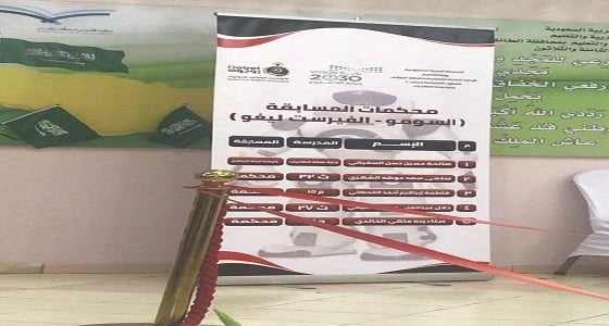 إقامة التصفيات المحلية لأولمبياد السومو والفيرست ليغو الوطني الرابع