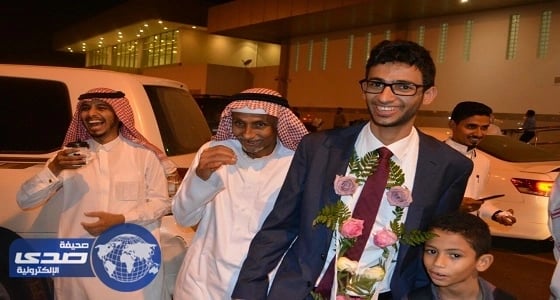 أهالي قرية الركوبة يستقبلون ابنهم المبتعث الدكتور عبده احمد صبيحي بمطار الملك عبدالله بجازان