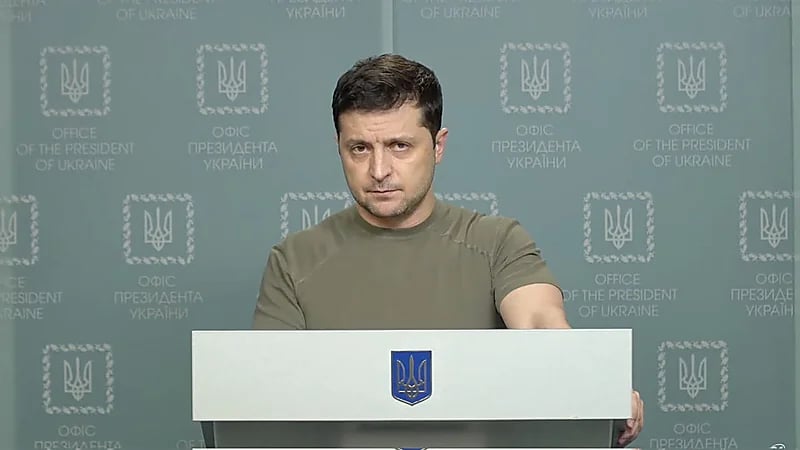 ‏الرئيس الأوكراني: روسيا تريد محو أوكرانيا من خريطة العالم