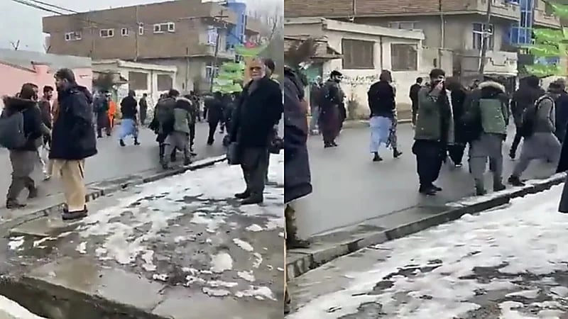 بالفيديو.. طالبان تعتقل أستاذا جامعيا وزع كتبا للفتيات