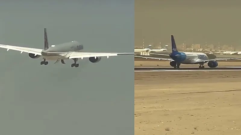 فيديو.. لحظة إنقاذ مطار الكويت من كارثة