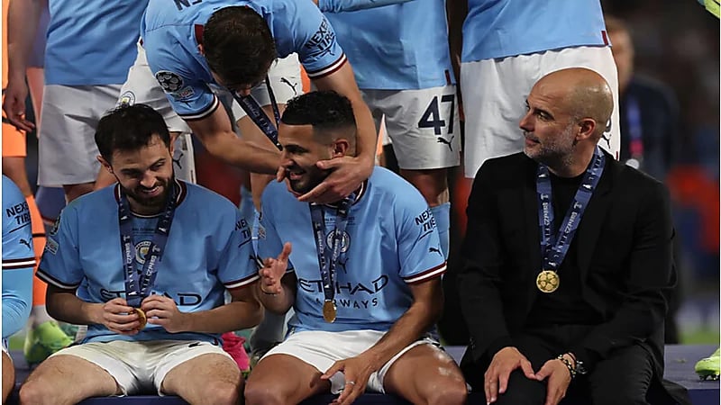 رياض محرز يرد بطريقة طريفة على سخرية غوارديولا