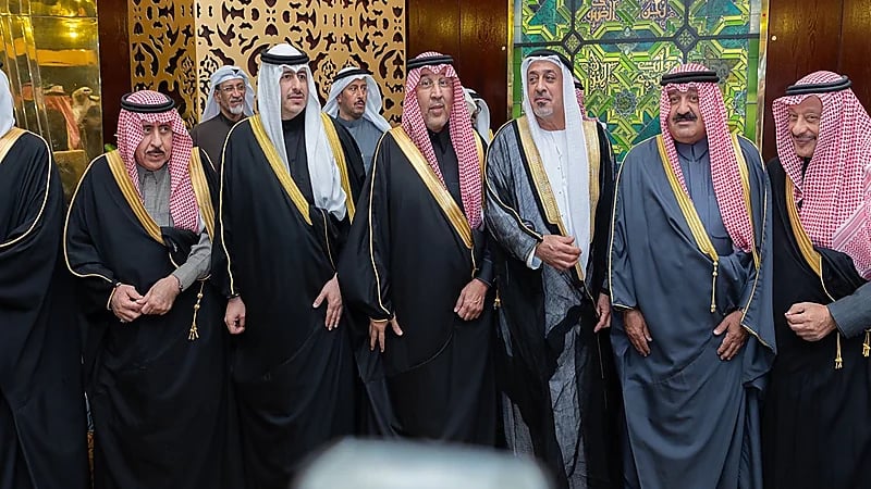 حفل زواج أحمد بن حمد الحمد بحضور أبناء وأحفاد الملك سعود ..فيديو