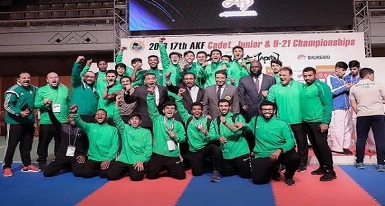 بالصور.. المنتخب الوطني للكاراتيه يفوز على منافسه الإيراني بذهبية " الآسيوية للشباب "