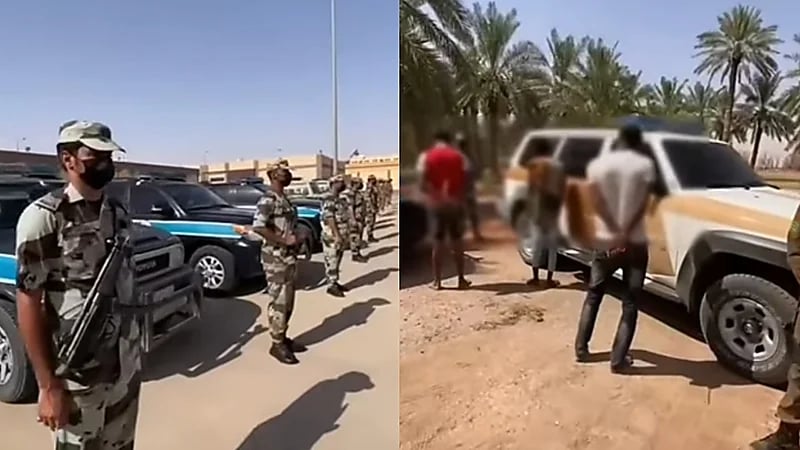بالفيديو.. القبض على عدد من مخالفي نظام الإقامة والعمل بالقصيم