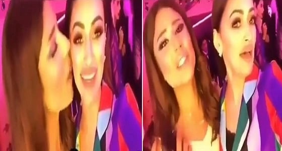 بالفيديو.. قبلة ليلى عبدالله لشوق الهادي تثير غضب الثانية