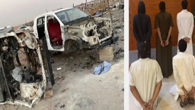 القبض على 5 أشخاص لسرقتهم المركبات وتفكيكها بالرياض