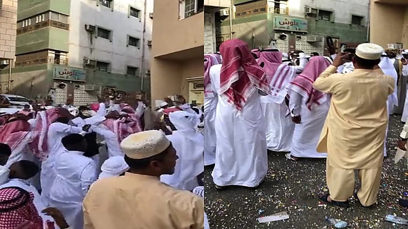 بالفيديو.. الاحتفال بالعيد في أحد الأحياء على طريقة جمهور الاتحاد