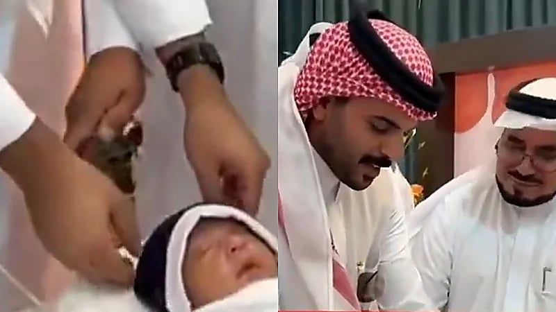 غازي الذيابي يقدم هدية لعمه بقيمة 40 ألف ريال بمناسبة قدوم مولود جديد للعائلة.. فيديو