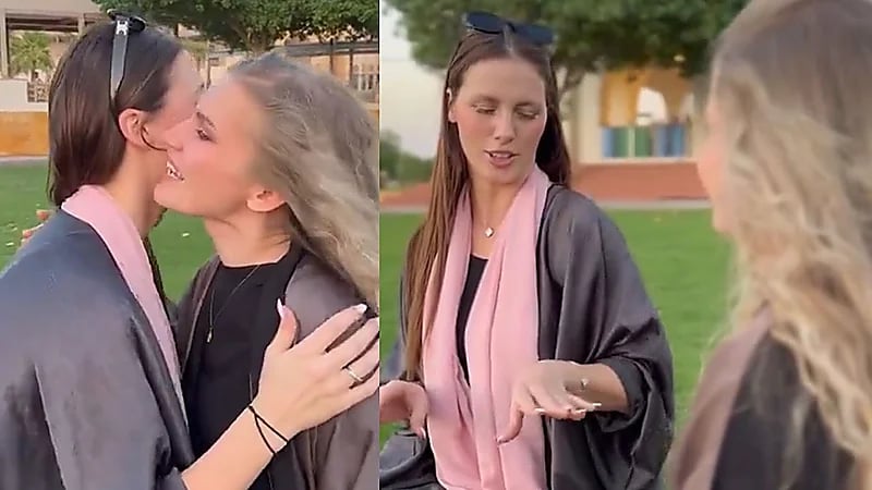 فتيات أجنبيات يوثقون لغتهم وطريقة تحدثهم بعد الإقامة في المملكة لمدة طويلة .. فيديو