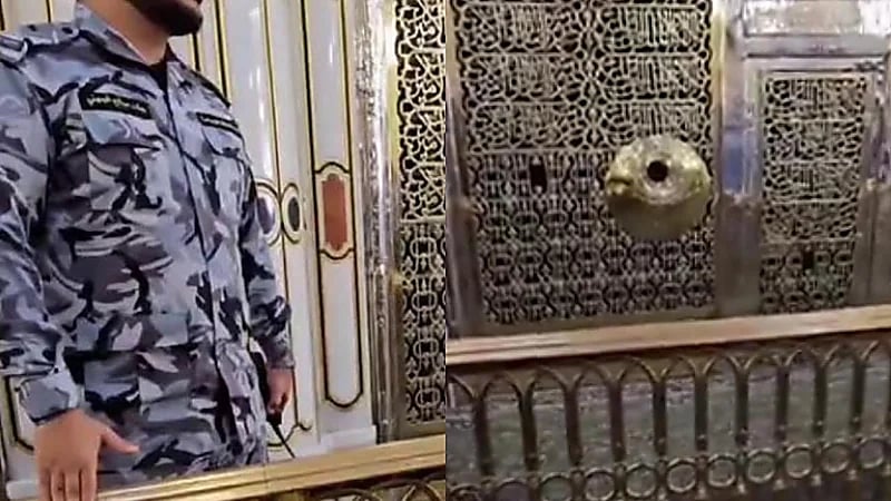 مواطن سوري من أمام قبر الرسول: أهل الشام يقرؤونك السلام ويقولون عادت الشام لك .. فيديو