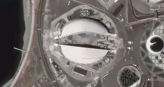 من الأقمار الصناعية.. لقطات مدهشة لملاعب مونديال روسيا 2018