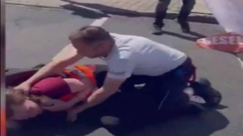 قائد شاحنة يعتدي على نشطاء المناخ في ألمانيا.. فيديو