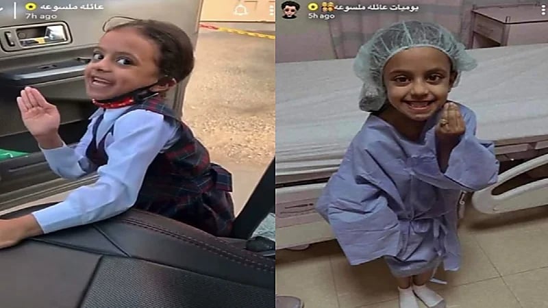 الصور.. ريتان فلاولة في المستشفى ووالدها يطلب الدعاء لها