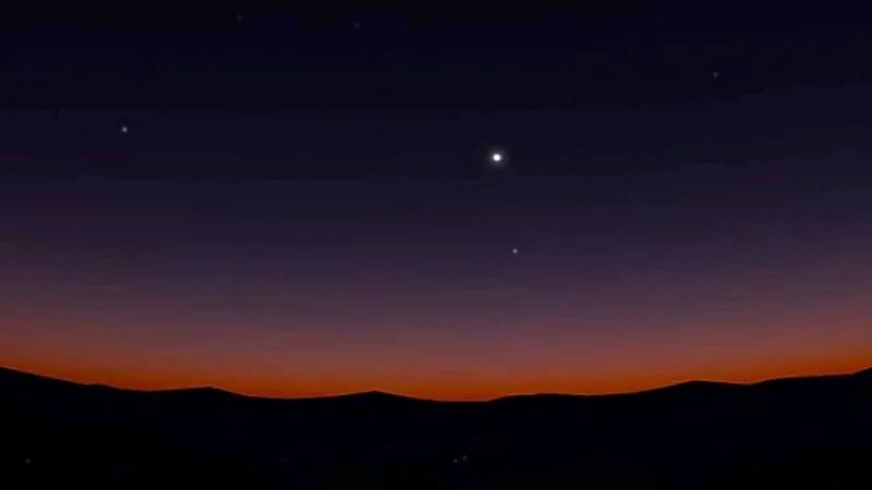 فلكية جدة: اصطفاف القمر والمشتري والزهرة وزحل في سماء المملكة