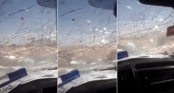 معلم القويعية يوضح تفاصيل الاعتداء على سيارته بعد الامتحانات