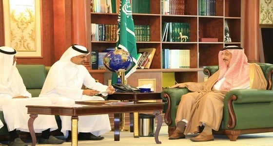 أمير جازان يستقبل وفدا من مجلس الجمهور النصراوي