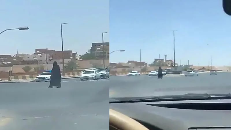 بالفيديو .. المواطنة التي نظمت حركة المرور في عرعر تروي تفاصيل الواقعة وترد على منتقديها