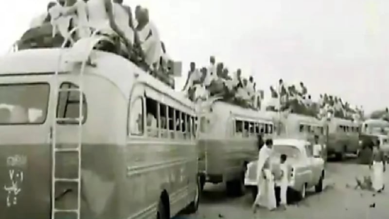 بالفيديو .. أقدم مكان اجتمع فيه أهالي الرياض للذهاب إلى الحج