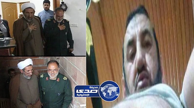 ظهور معمم  مقرب من قائد الحرس الثوري عاري أثناء تحرشه بفتيات