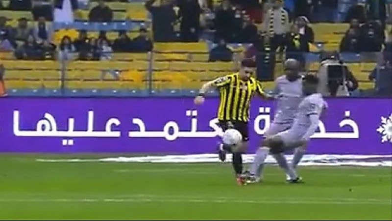 جستنيه: ركلتي جزاء صحيحة للاتحاد وحكم الفار نائم