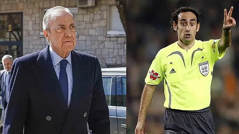 حكم سابق: رئيس ريال مدريد حبسني في غرفة