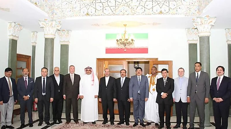 مأدبة إفطار تجمع سفراء السعودية وسوريا وإيران