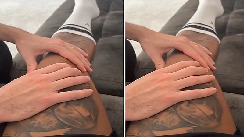 نيمار يبدأ عمليات التدليك حول موضع إصابته .. فيديو