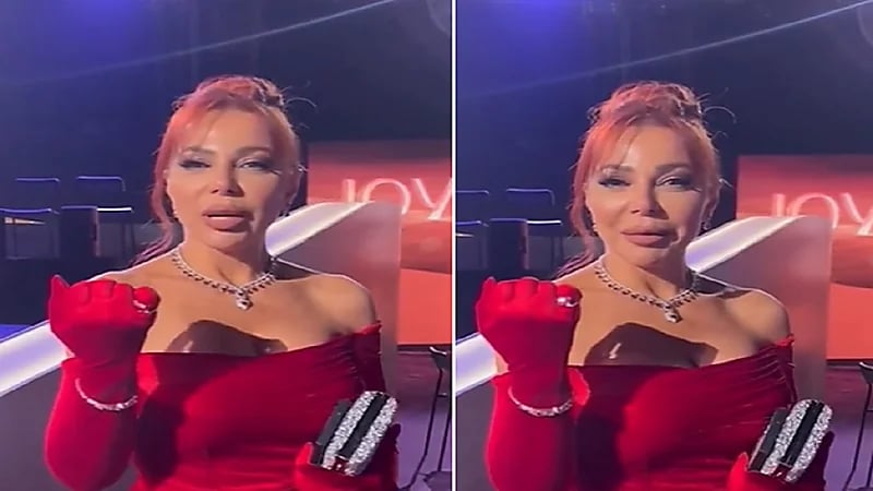 سوزان نجم الدين تعلن عثورها على خاتمها المفقود بحفل joy awards  .. فيديو