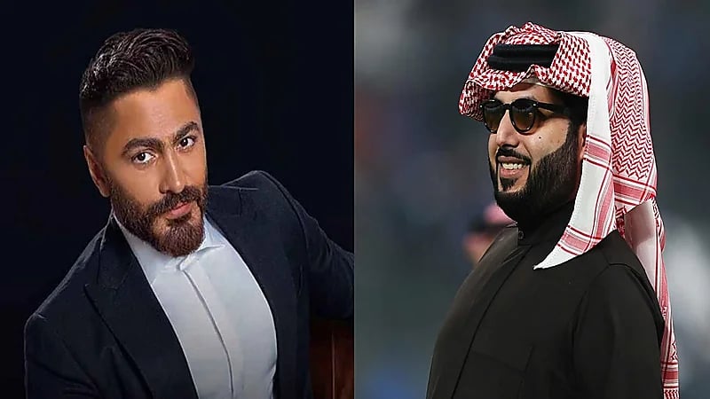 تامر حسني لـ تركي آل الشيخ: نصرتني يا أبو ناصر