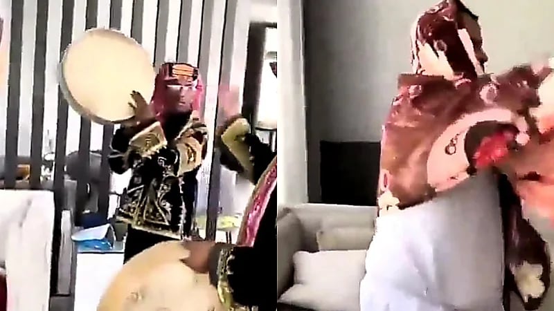 شاب يقرر إيقاظ أصدقاؤه بطريقة غير متوقعة .. فيديو