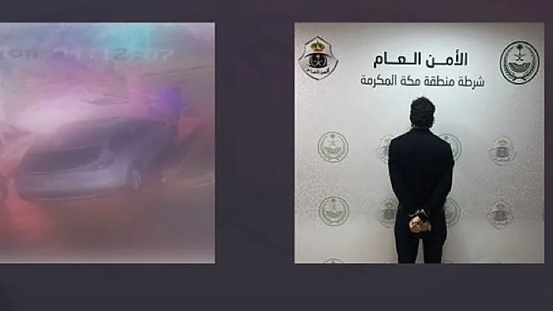 القبض على مقيم لإشعاله النار في مركبتين في مكان عام