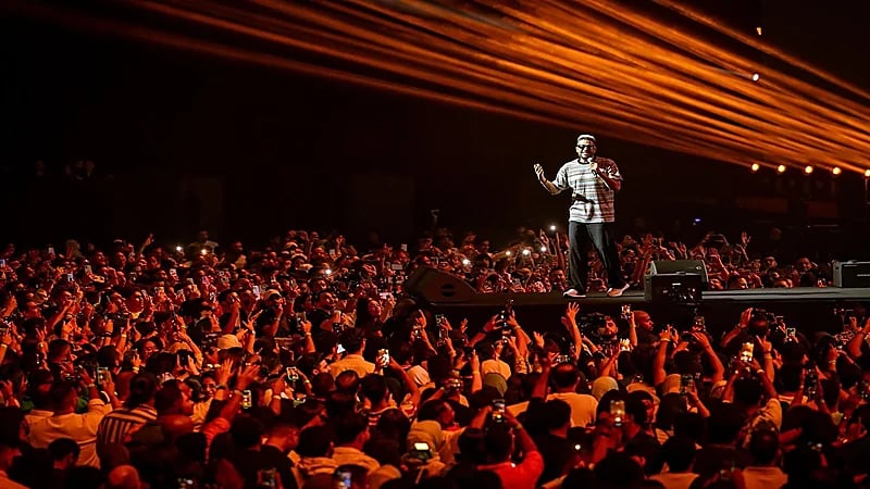 محمد حماقي لجمهور جدة "لكم مكانه كبيرة في قلبي"